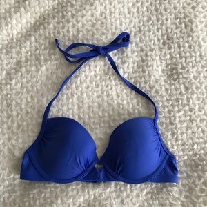 Blue-purple bikini top